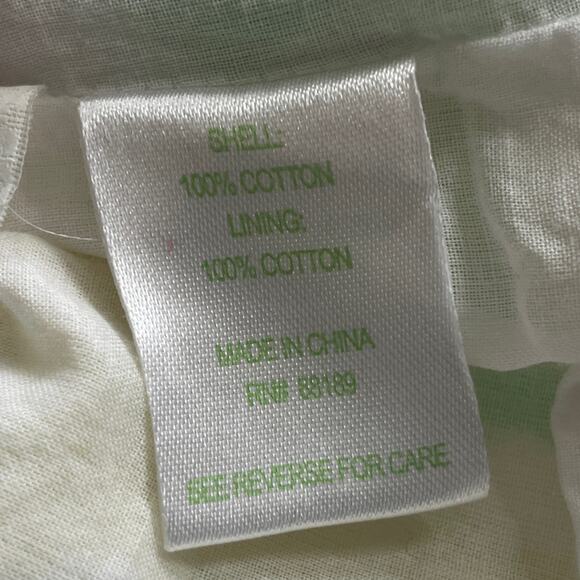 Women's Size 10 Lilly Pulitzer Lynnie Resort White Big Garden By The Sea Skirt - Picture 10 of 12